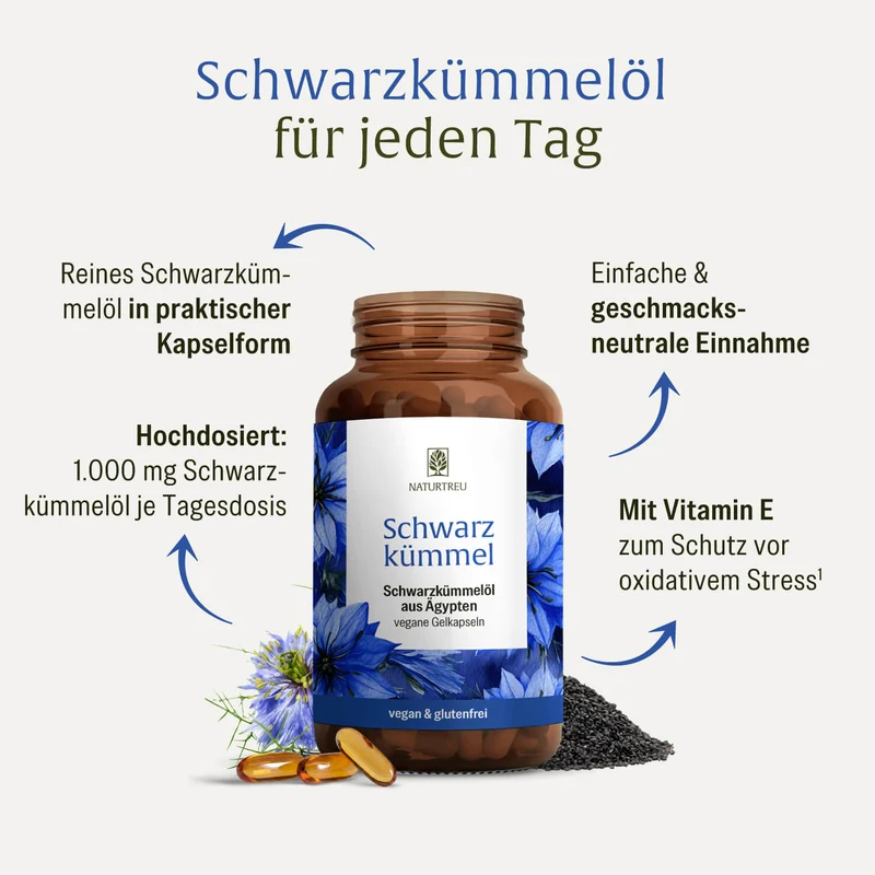 Schwarzkümmel: Schwarzkümmelöl aus Ägypten