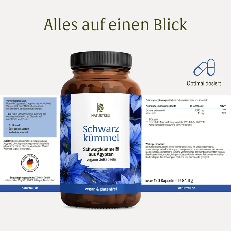 Schwarzkümmel: Schwarzkümmelöl aus Ägypten