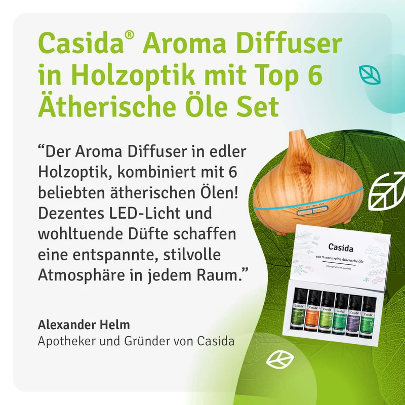 Holzoptik Diffuser mit 6 Ölen - B2B
