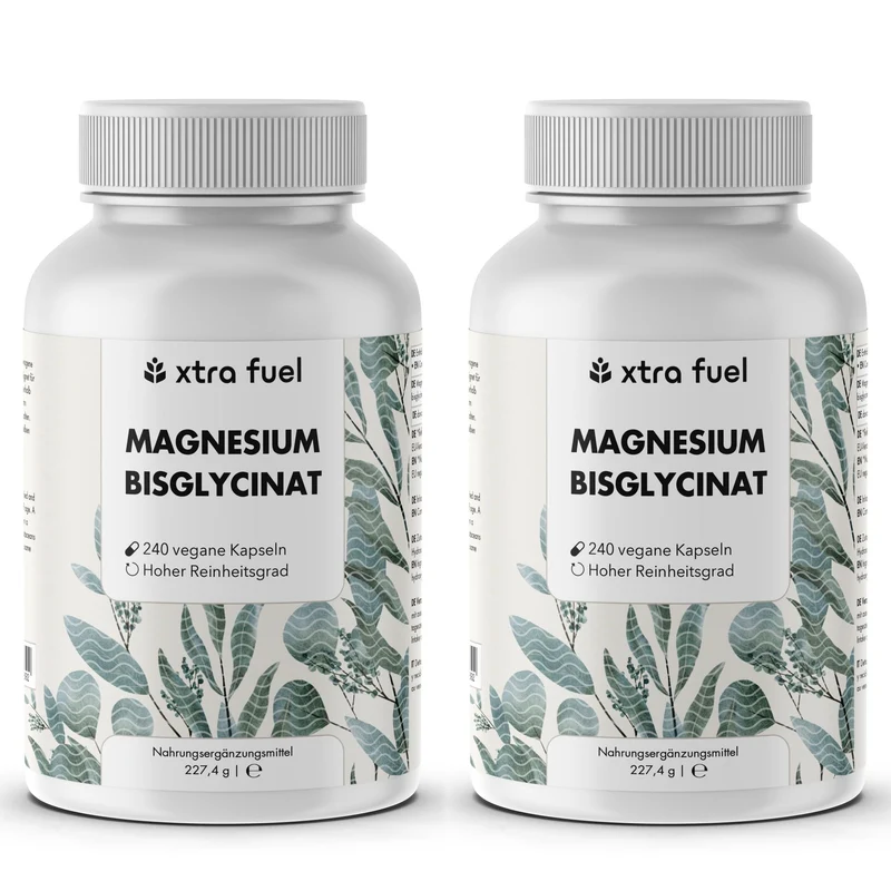 Magnesium Bisglycinat - Chelat-Formel mit 315 mg elementarem Magnesium