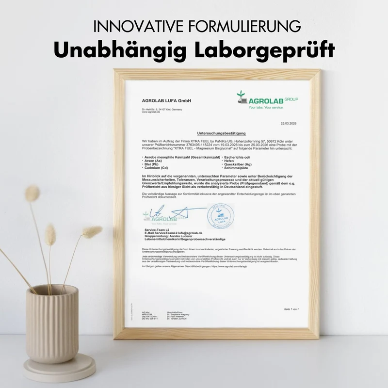 Magnesium Bisglycinat - Chelat-Formel mit 315 mg elementarem Magnesium