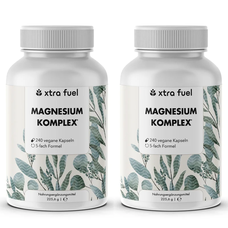 Magnesium Komplex* - 5‑fach Matrix mit 400mg elementarem Magnesium