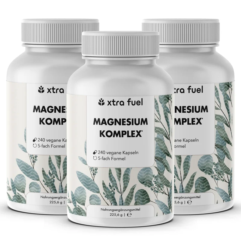 Magnesium Komplex* - 5‑fach Matrix mit 400mg elementarem Magnesium