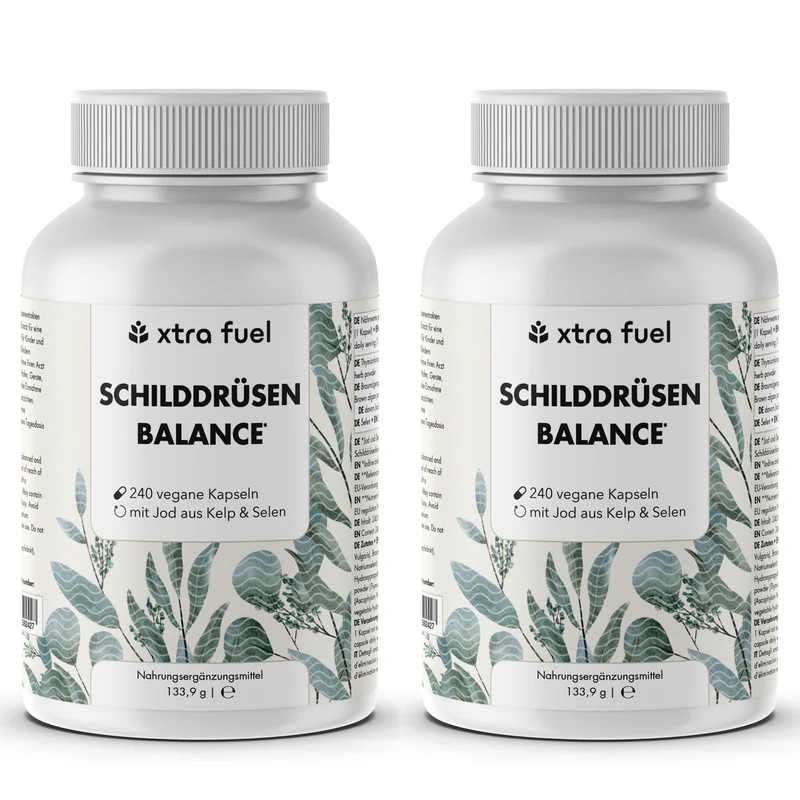 Schilddrüsen Balance - Thyro Komplex - Effektive Formel mit Kelp, Thymian & Selen