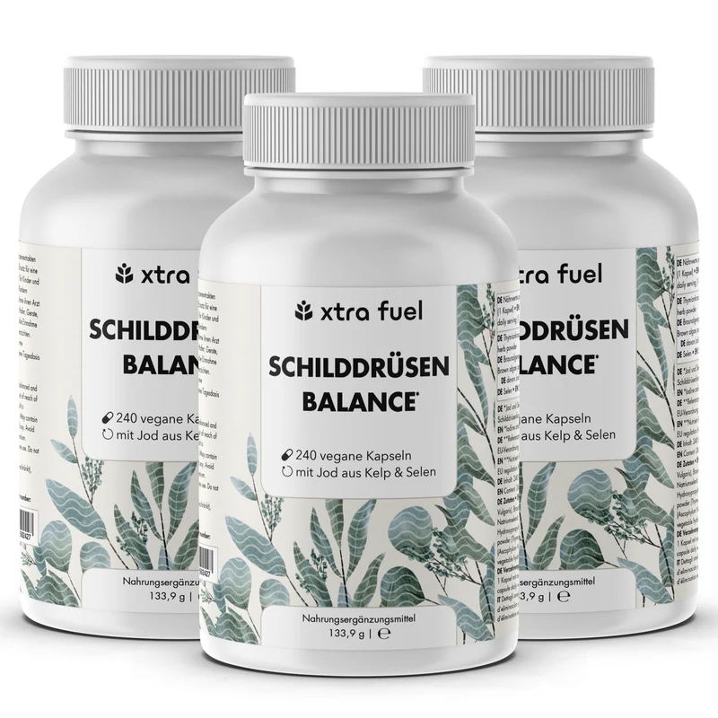 Schilddrüsen Balance - Thyro Komplex - Effektive Formel mit Kelp, Thymian & Selen
