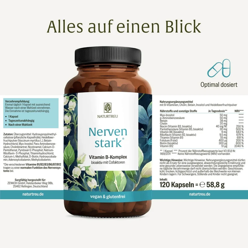 Durchstarter Sparpaket: Nervenstark, Kraftreserve & Algenkraft