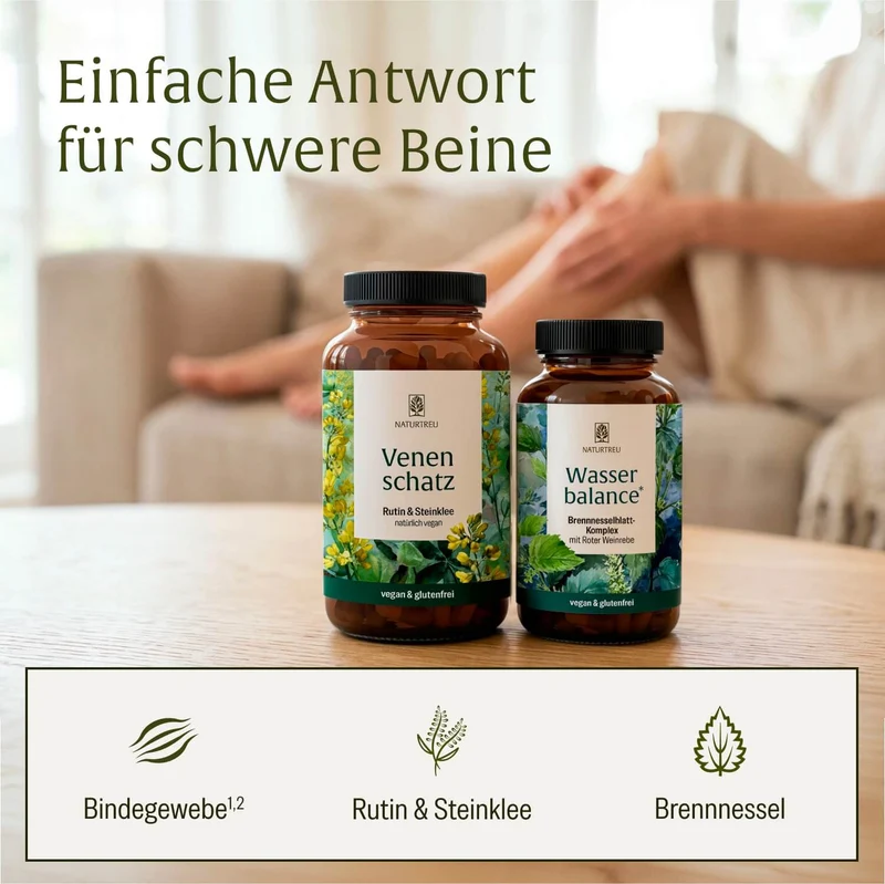 Schwere Beine Sparpaket: Wasserbalance & Venenschatz
