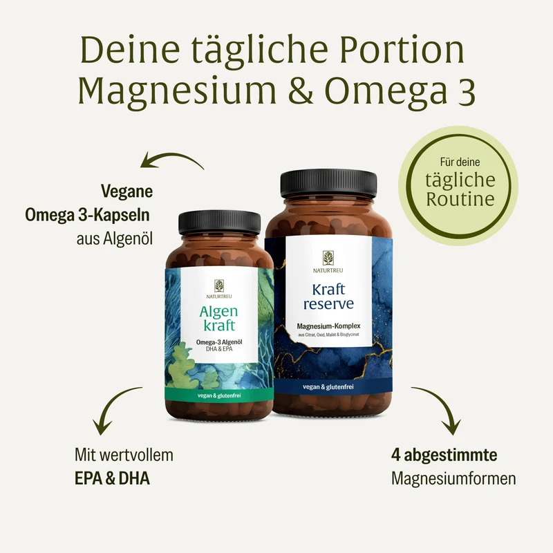 Gut Gerüstet Sparpaket: Algenkraft & Kraftreserve