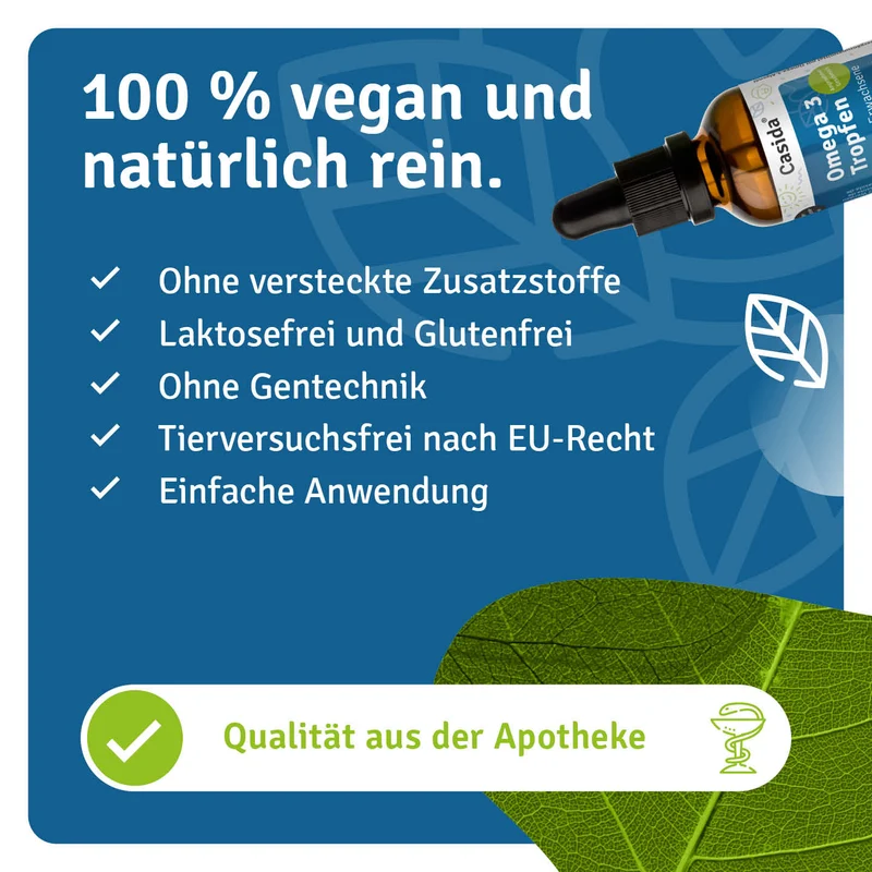 Omega 3 Tropfen vegan für Kinder