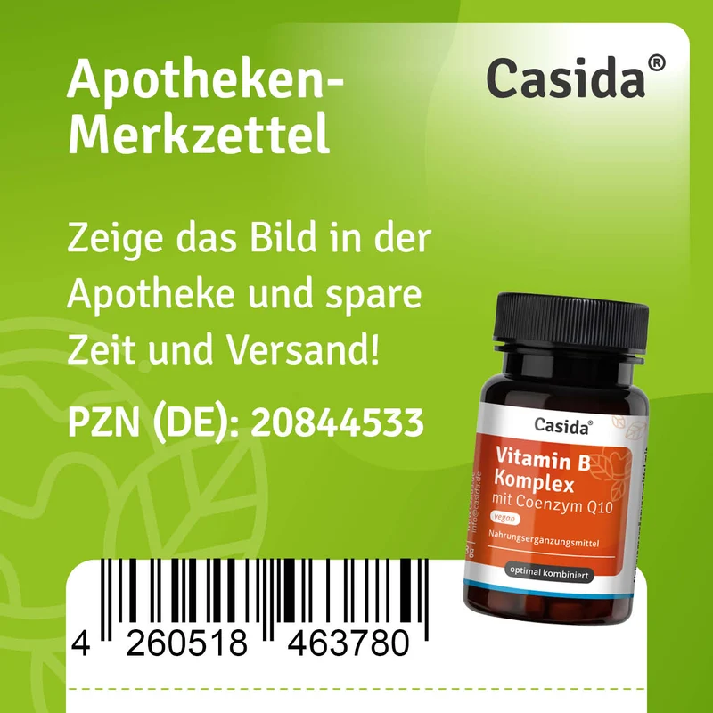 Vitamin B Komplex mit Coenzym Q10