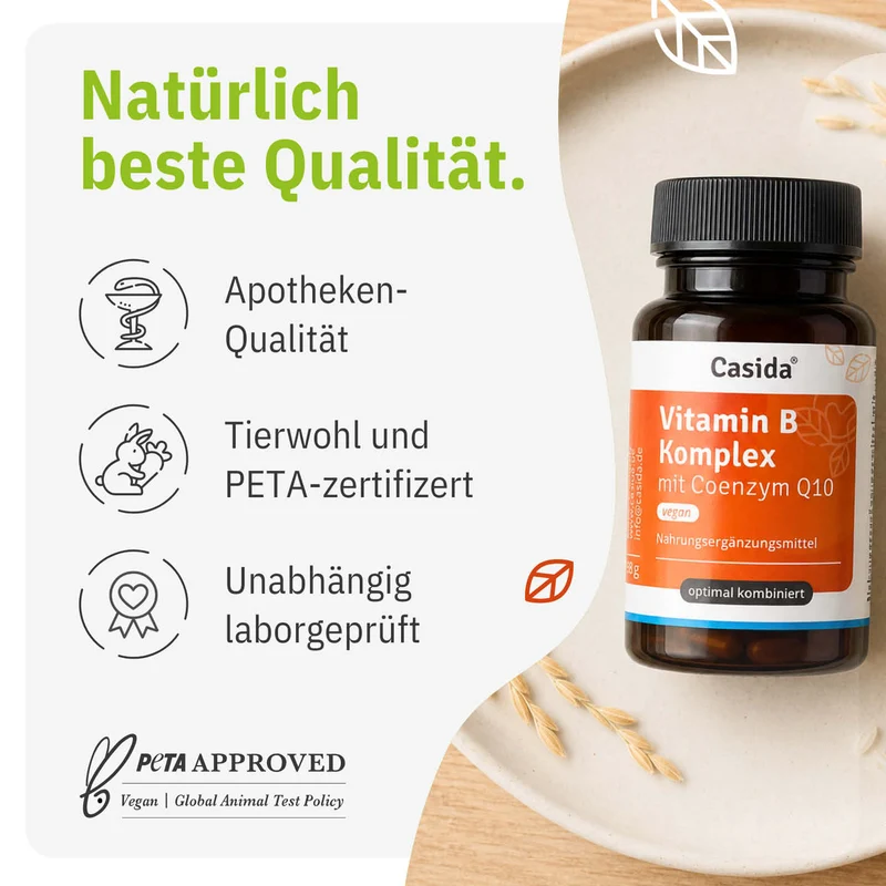 Vitamin B Komplex mit Coenzym Q10