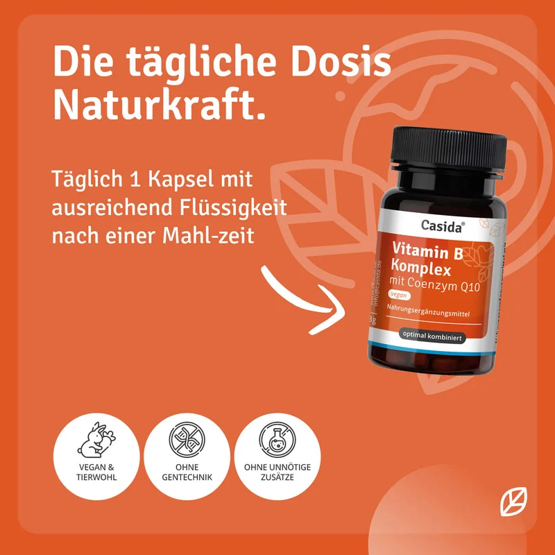 Vitamin B Komplex mit Coenzym Q10