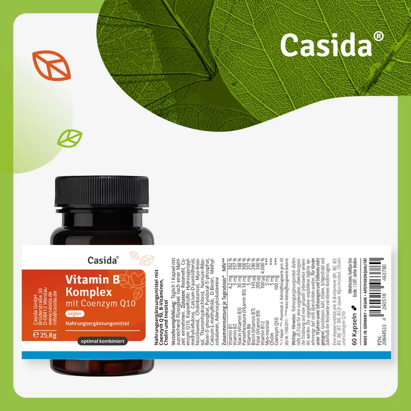 Vitamin B Komplex mit Coenzym Q10