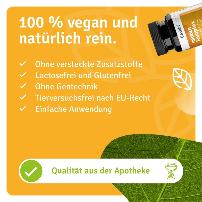 Immun Komplex mit Vitamin C, Zink, Selen und Vitamin D3