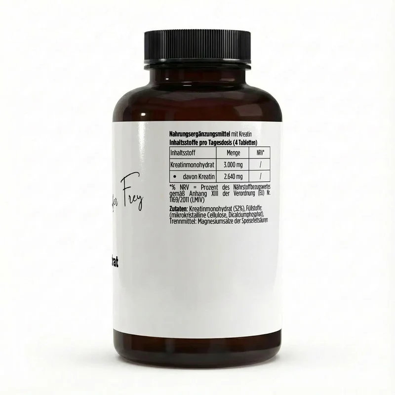 Kreatin Monohydrat Tabletten - 180 vegane Tabletten
