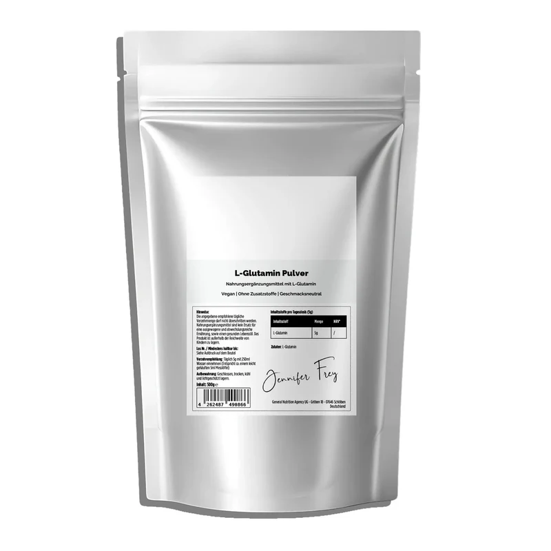 L-Glutamin Pulver Doypack 500g