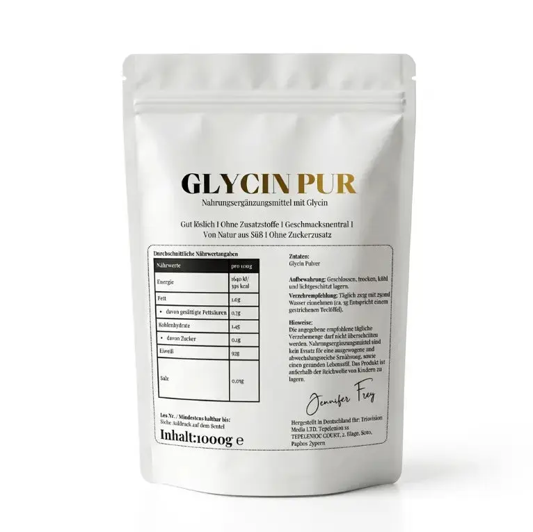 Glycin Pulver Hochdosiert Natürlich Süß