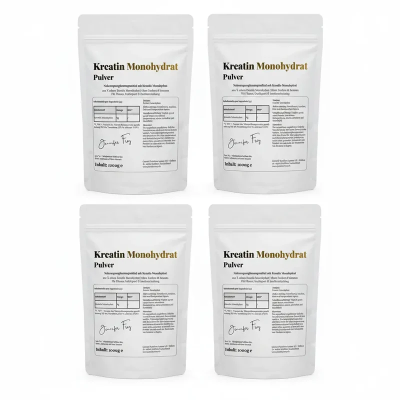 Kreatin-Monohydrat-Pulver – 1000 g | 200 Portionen, mikronisiert (Mesh 200)