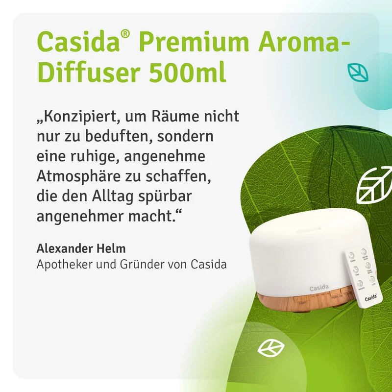 Premium Diffuser mit 6 ätherischen Ölen