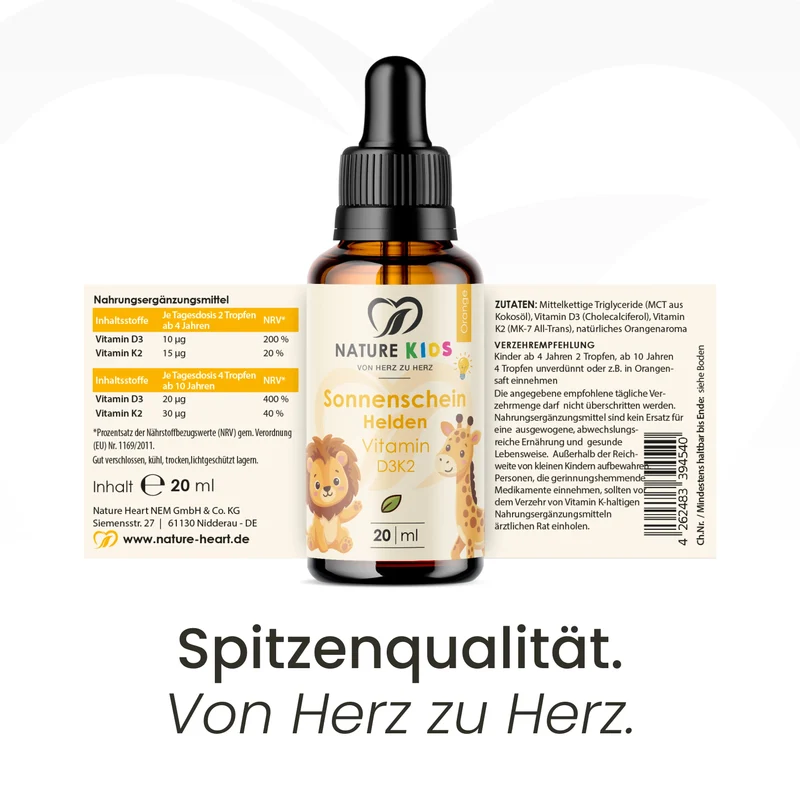 Sonnenschein Helden - Vitamin D3K2