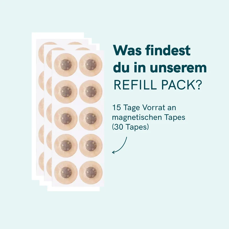 Magnetische Nasenpflaster - Nachfüllpackung