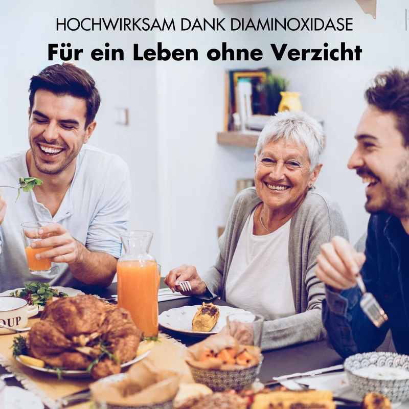 DAO Enzym Kapseln - Vegane Diaminoxidase aus Erbsensprossen - 300.000 HDU