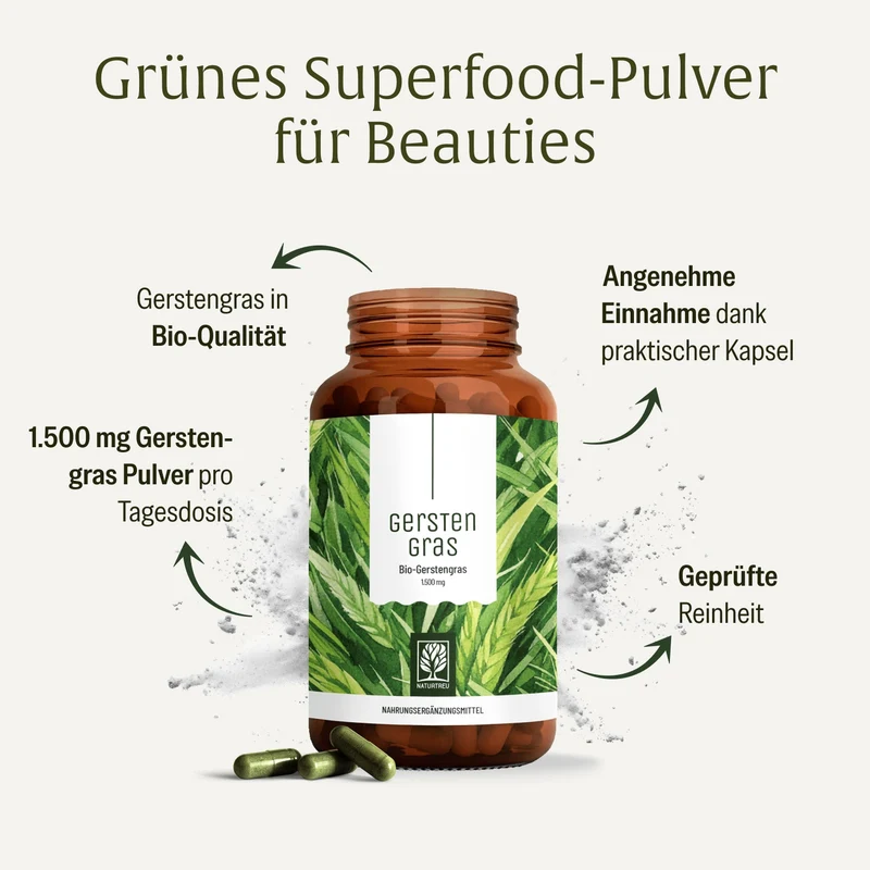 Gerstengras: Bio-Gerstengras