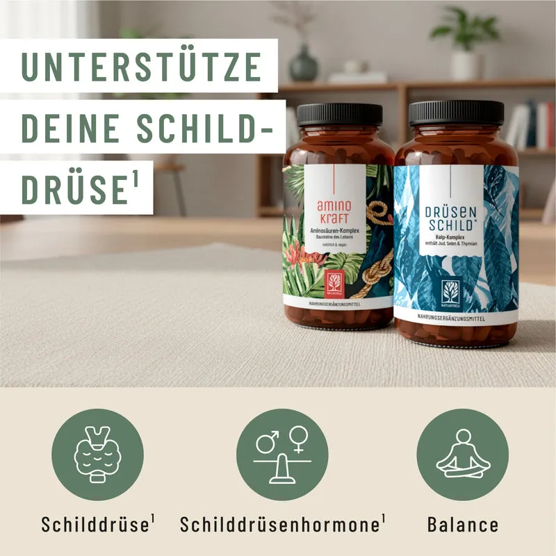 Schildkraft Sparpaket: Aminokraft & Drüsenschild