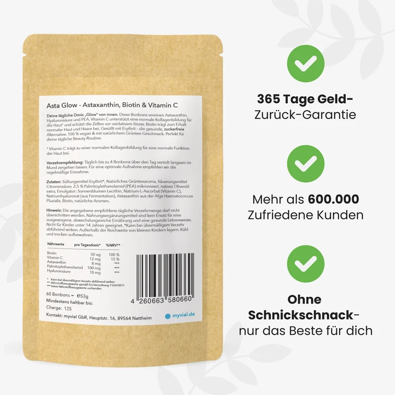 Asta Glow Bonbons - Mit Astaxanthin