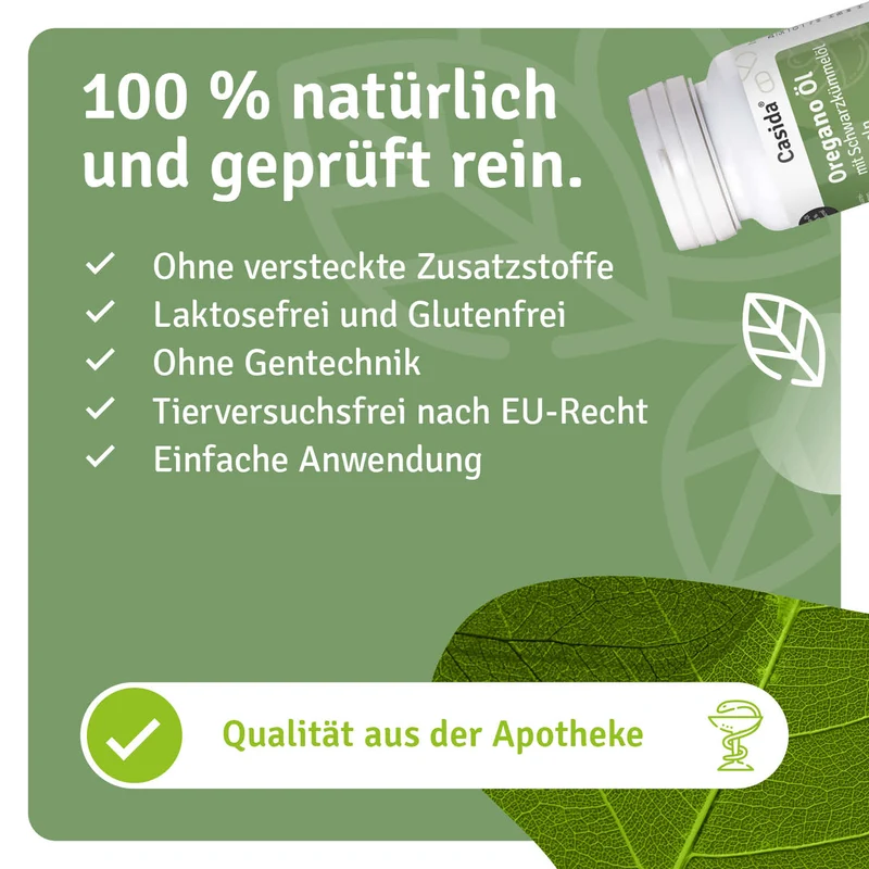 Oregano Öl mit Schwarzkümmelöl Kapseln - B2B