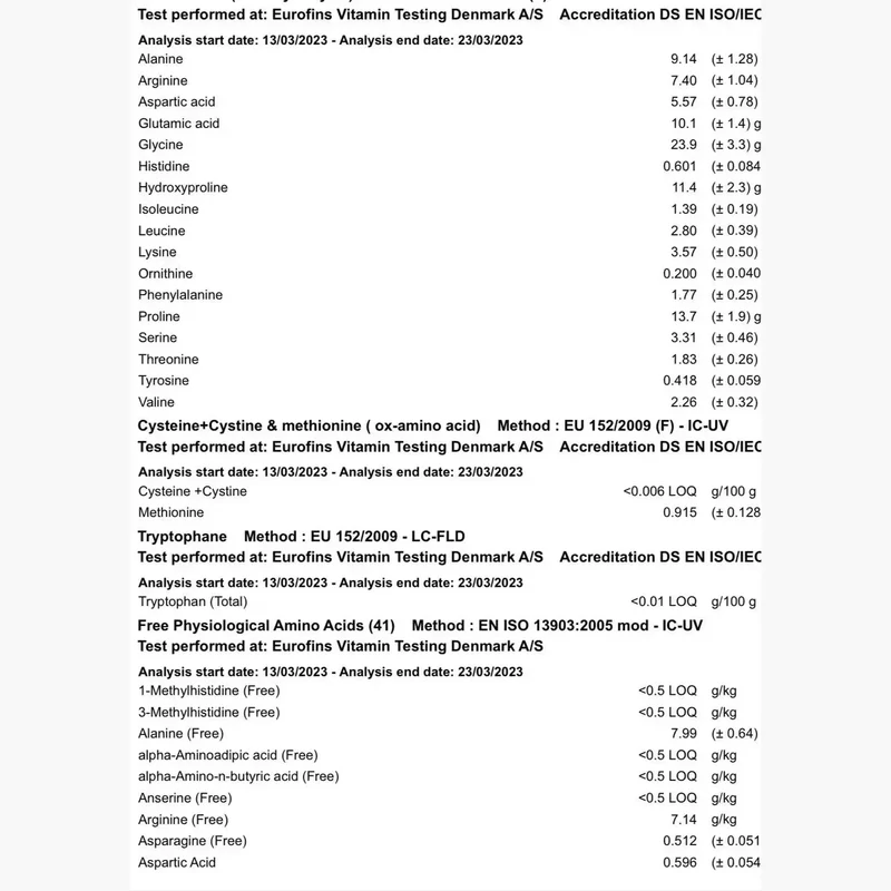 Grass Fed Tripeptide Kollagen kaufen ~ 500 Dalton – CollMeCell Collagen Pulver Typ I & III
