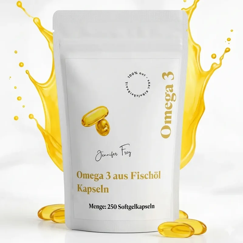 Omega 3 - 50/25 TG Hochdosierte Fischölkapseln - 250 Kapseln