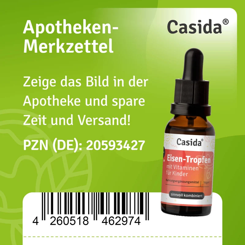 Eisen Tropfen mit Vitaminen für Kinder
