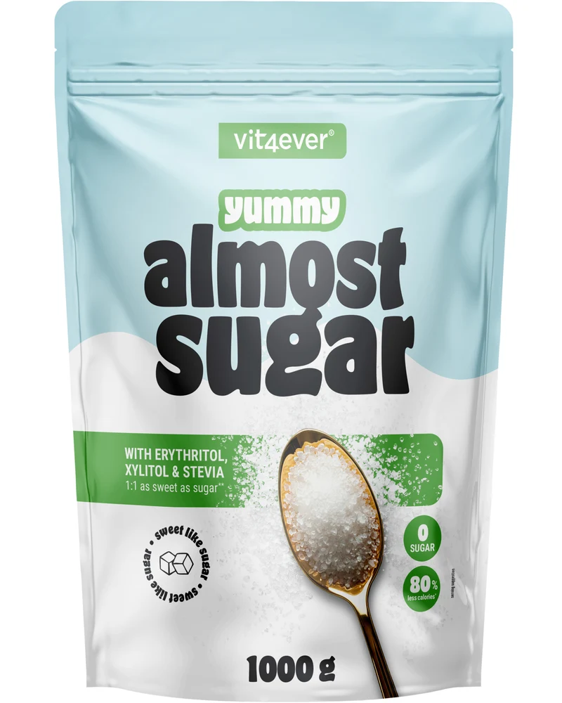Almost Sugar - Erythrit, Xylit und Stevia