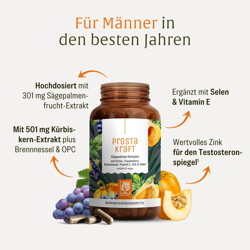 Starke Jahre Sparpaket: Prostakraft, Knochenstark & Blutdruck