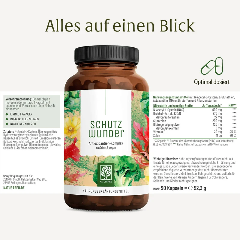 Schutzwunder: Antioxidantien-Komplex