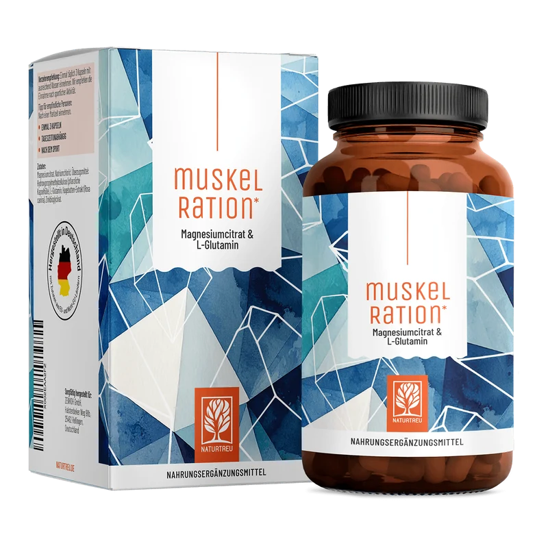 Muskelration: Magnesiumcitrat & L-Glutamin