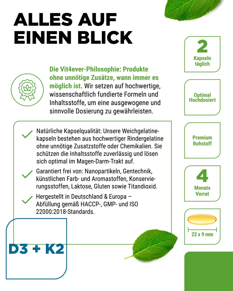 Omega 3 + D3 + K2 Komplex