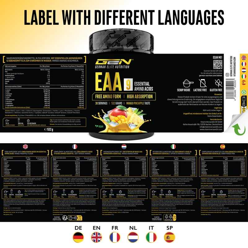 EAA 9 mit L-Histidin