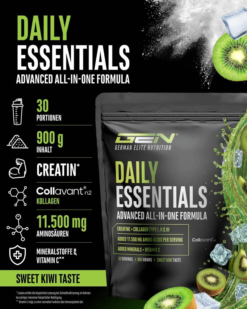Daily Essentials - Creatin + Kollagen - All in one Drink