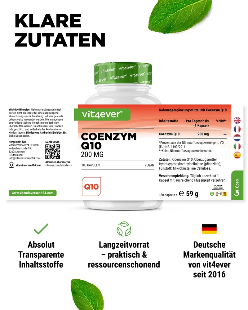 Coenzym Q10 - 200 mg