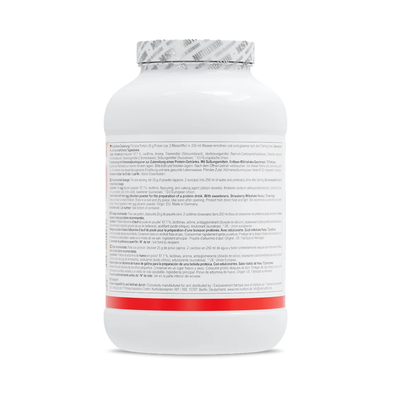 Best Egg Protein 1800 g Milkshake strawberry