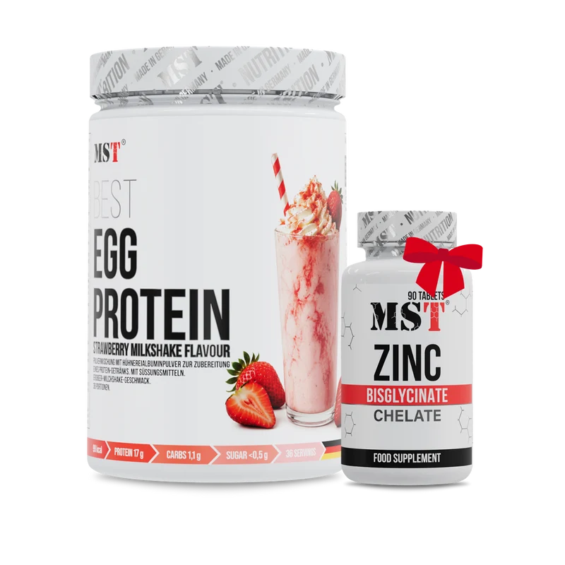 Best Egg Protein 900 g Milkshake strawberry