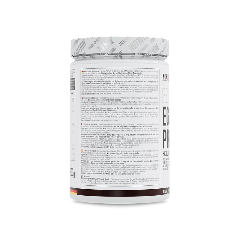 Best Egg Protein 900 g Haselnuss Macchiato