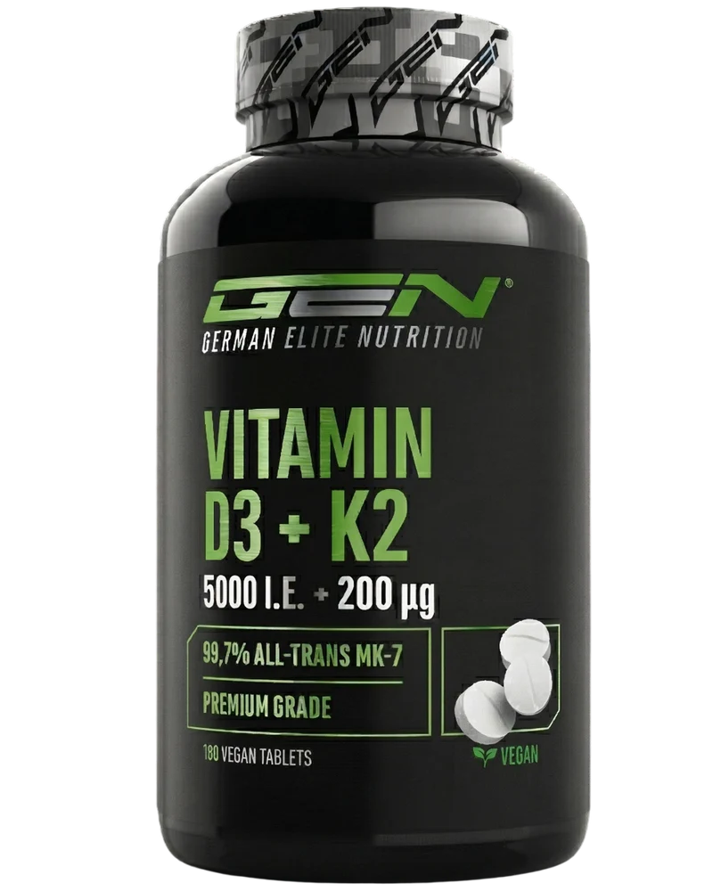 Vitamin D3 5.000 I.E + K2 200 mcg vegan
