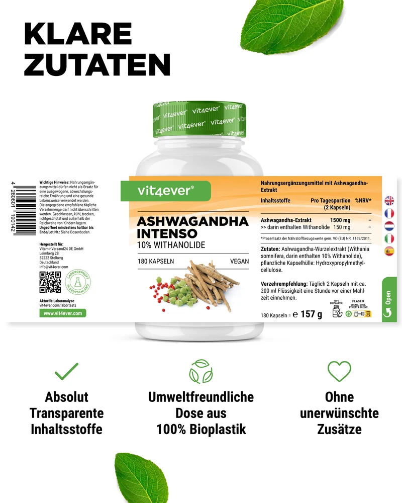 Ashwagandha Extrakt 1500 mg