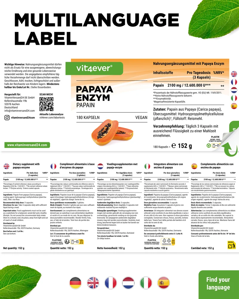 Papaya Enzym