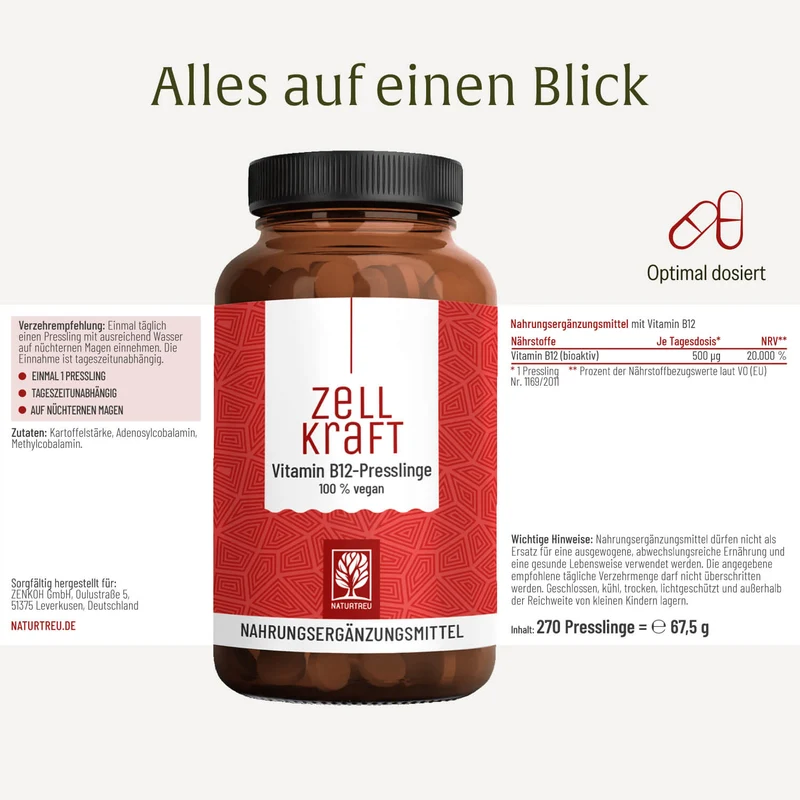 Zellkraft: Vitamin B12-Presslinge