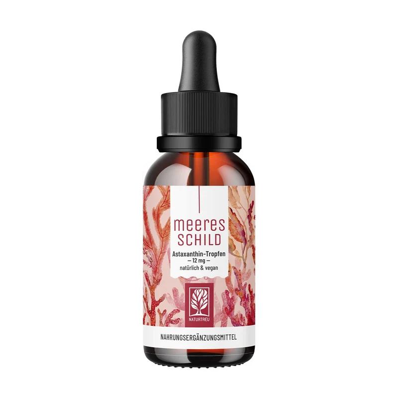 Meeresschild: Astaxanthin Tropfen hochdosiert