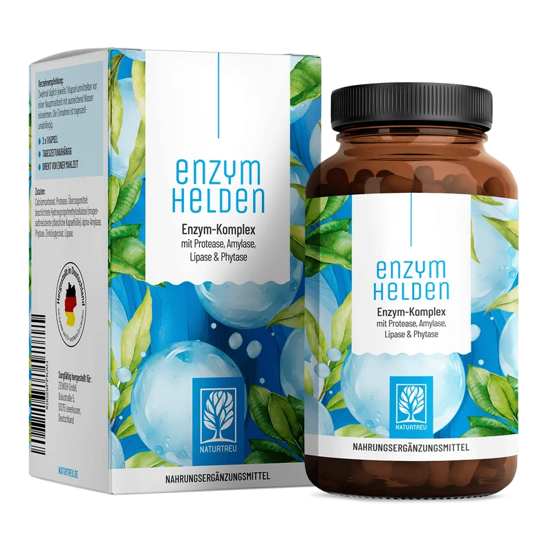 Enzymhelden: Enzym-Komplex mit Protease, Amylase, Lipase & Phytase